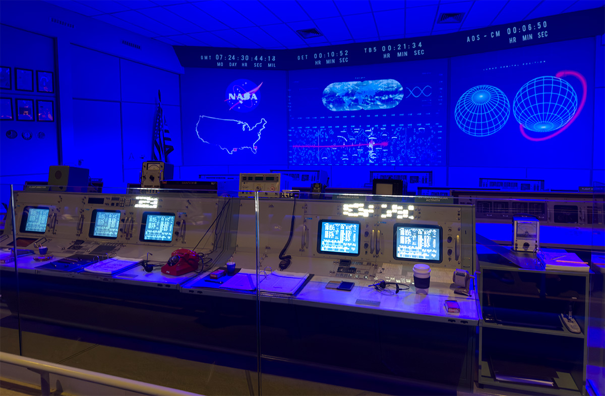 Réplica da base de Houston no Space Adventure Canela