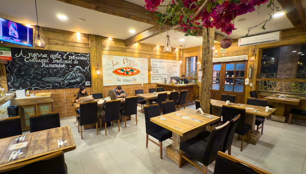 Abbiamo Pizza Napoletana Canela: 5% de desconto no site oficial 2 Salão principal da Abbiamo Pizza Napoletana em Canela