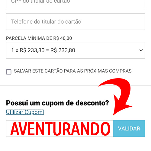 cupom cara de mau gramado para usar no laÃ§ador de ofertas