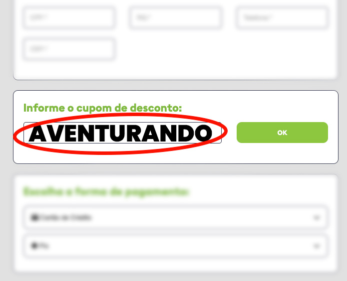 Pé da Cascata do Caracol: 5% de desconto no site oficial 8 cupom pé da cascata do caracol