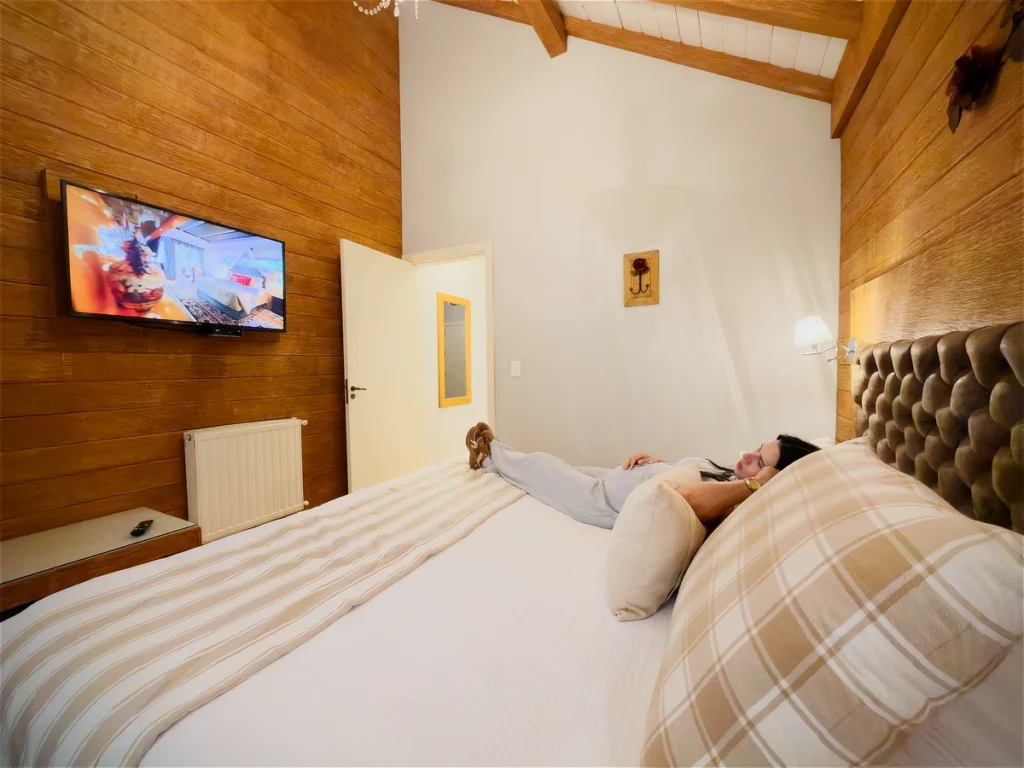 Hotel Cabana Tio Muller Gramado Alessandra chale cama