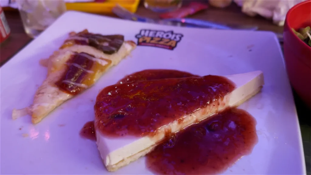 herois da pizza cheesecake